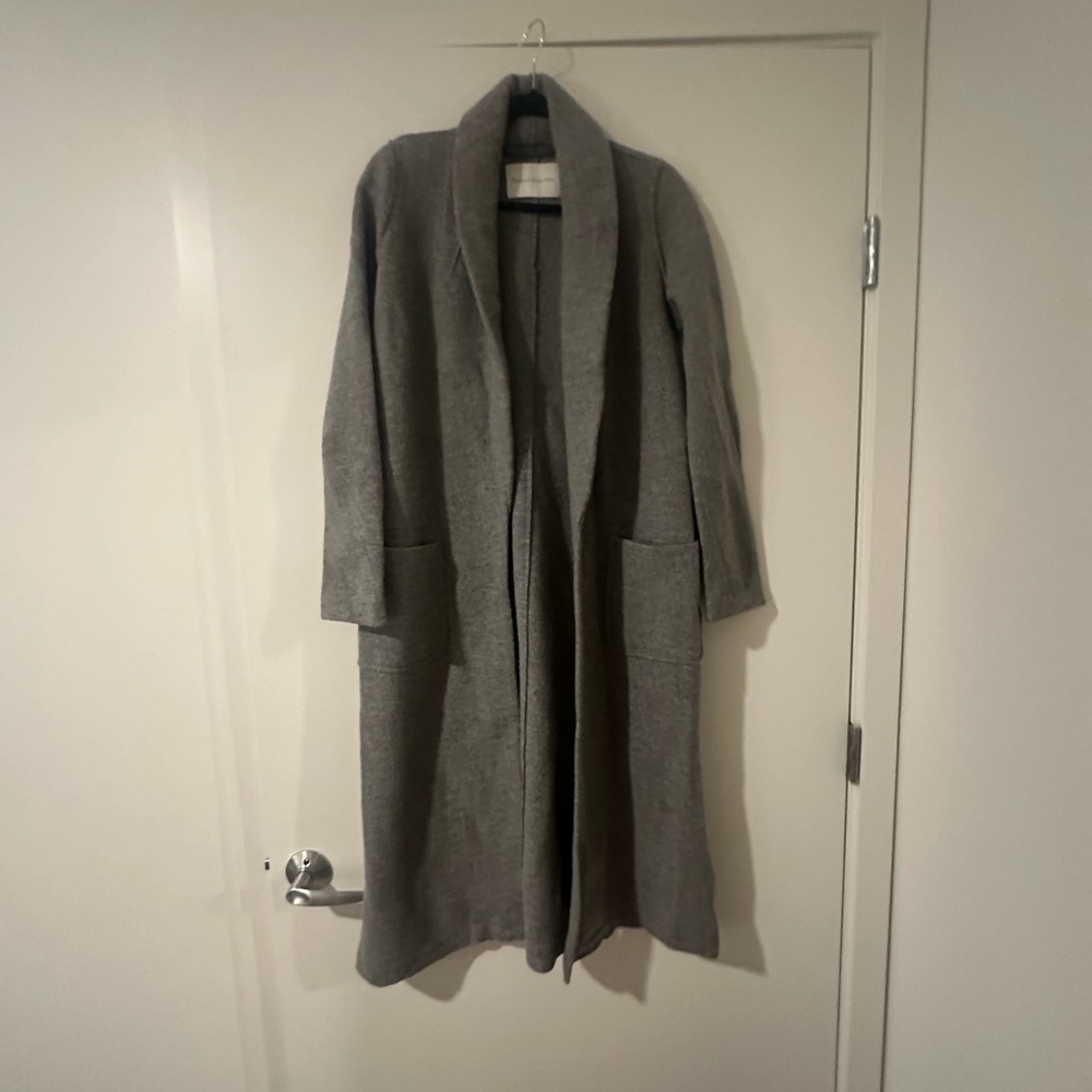 Aritzia Gray Pea Coat